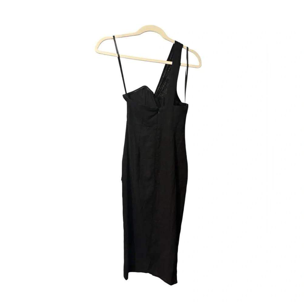 Here Comes The Sun Satin Halter Dress - Picture 3 of 7